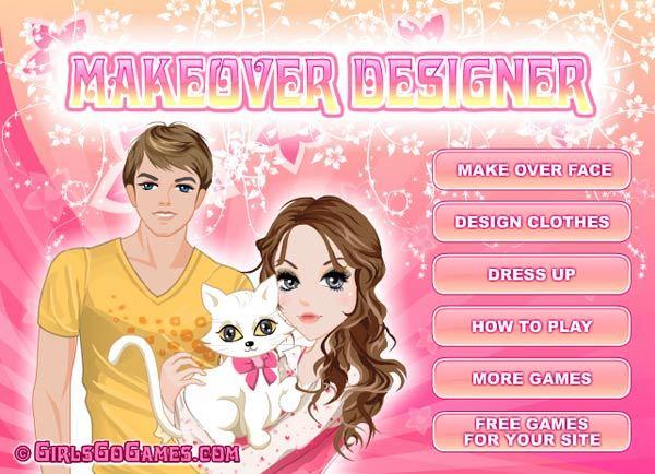 Makeover designer dress up game