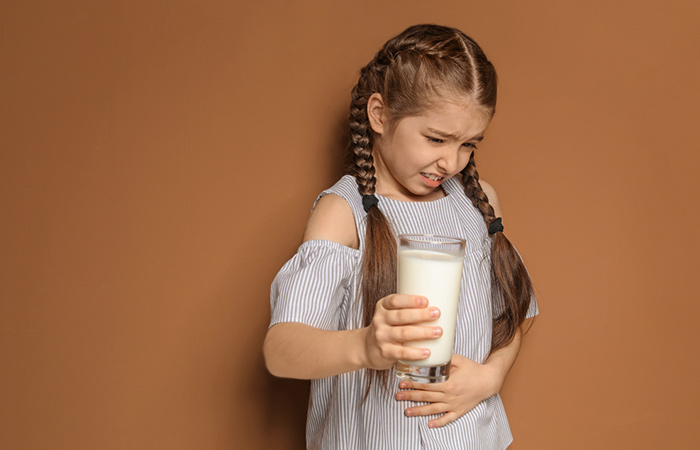 Milk allergy is a common side effect seen in children