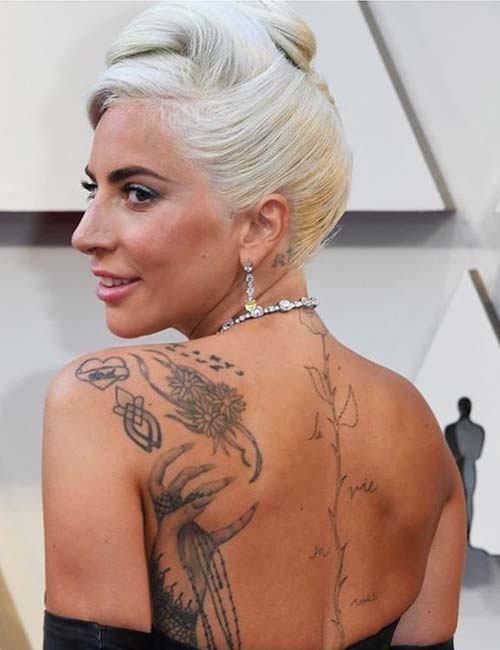 Lady Gaga monster claw tattoo