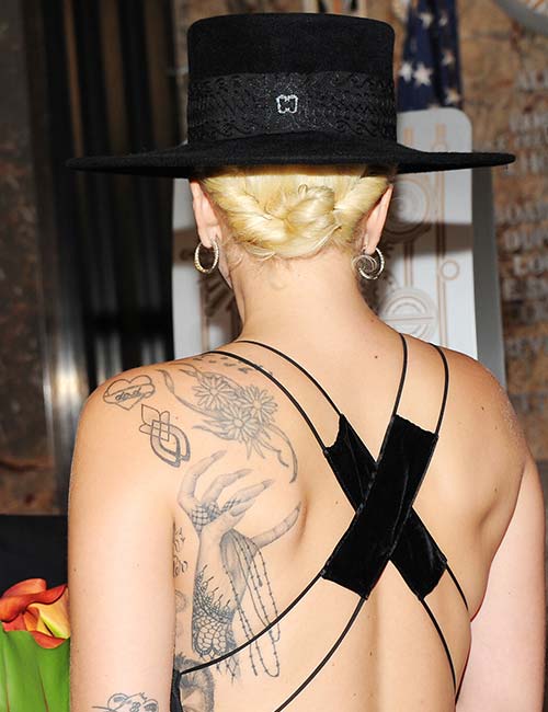 Lady Gaga mouse tattoo