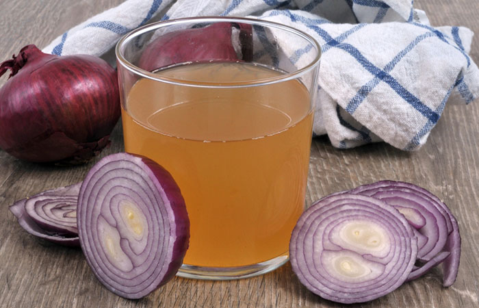 Onion juice for hair growth 
