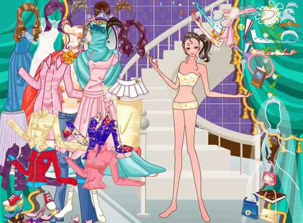 Outfit frenzy dress up game