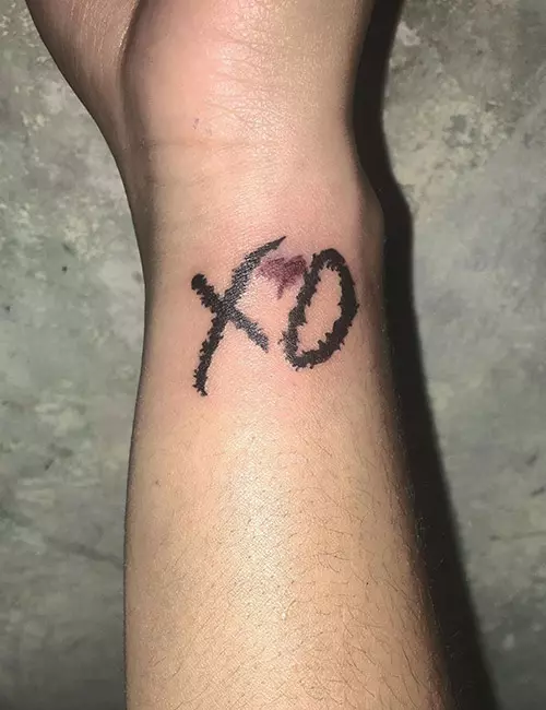 XOXO tattoo design