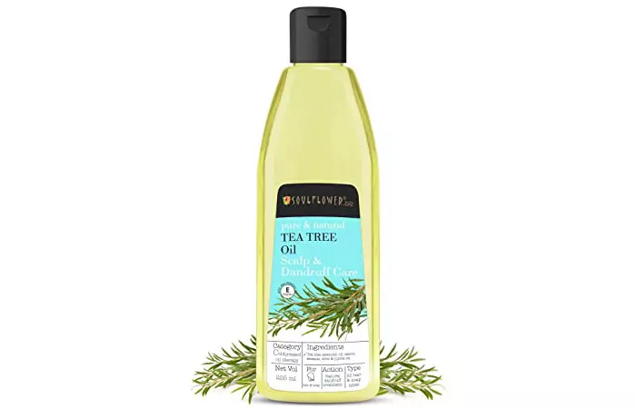 Soulflower Tea Tree Oil For Scalp & Dandruff Care
