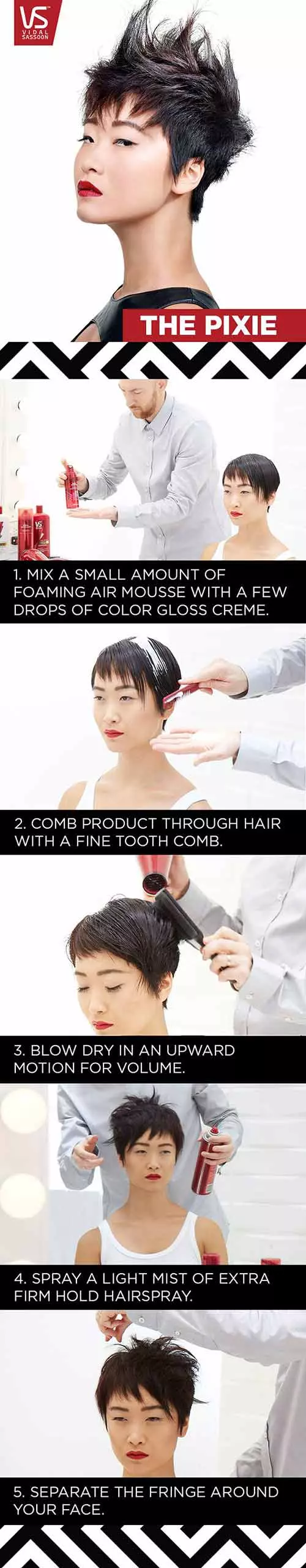The cool pixie diy short hairstyle