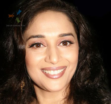 The ever-smiling Madhuri Dixit without makeup
