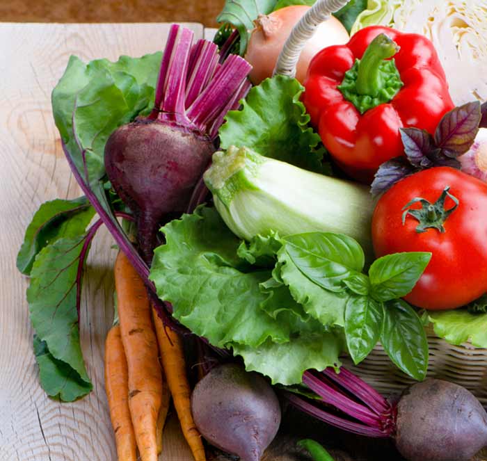 Vegetables are fiber-rich foods