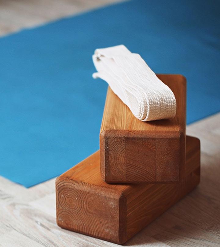 wooden yoga blocks