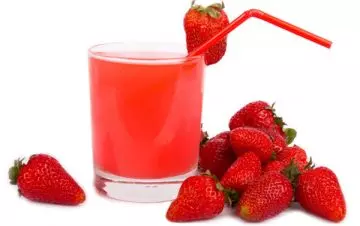 Strawberry juice for hair growth