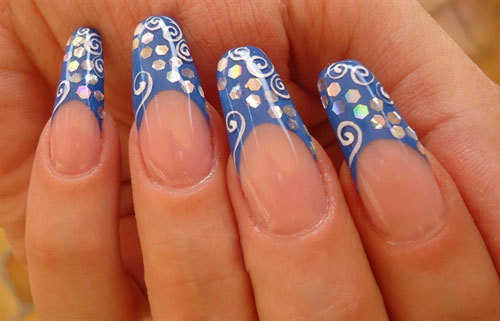 1. Cute French Tip Nail Art Designs - wide 7