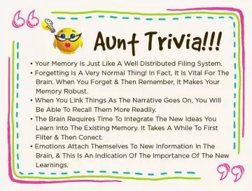 Aunt trivia about memory