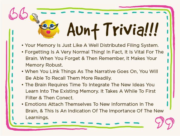Aunt trivia about memory