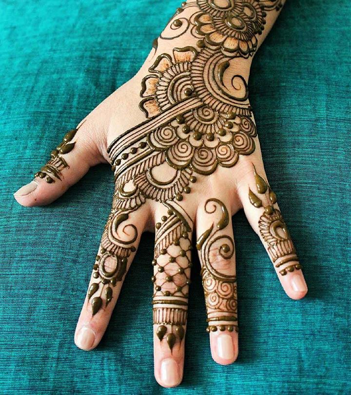 Top 50 Engagement Mehndi Designs 2019 You Should Try 1371