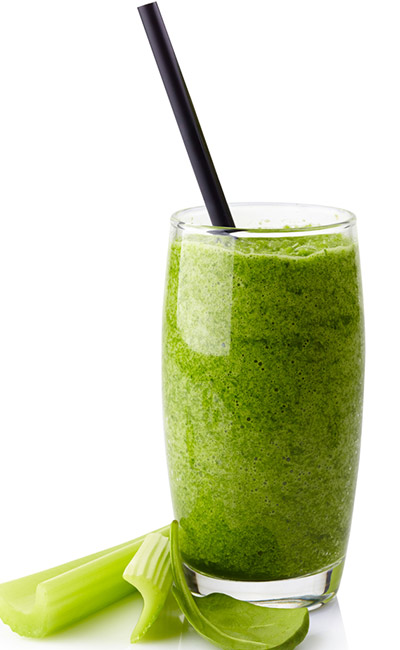 Celery, pear, and ACV smoothie for weight loss