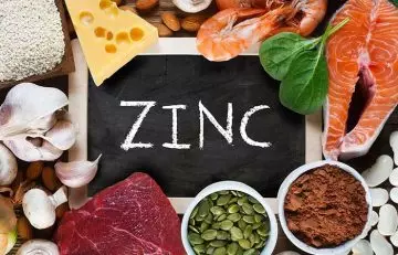 Diet enriched with zinc containing foods for acne diet