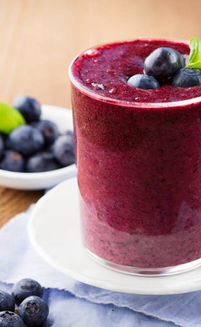 Weight Loss Smoothie - Blueberry, Oats, And Chia Smoothie