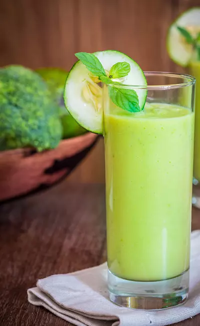 Cucumber, plum, and cumin smoothie for weight loss