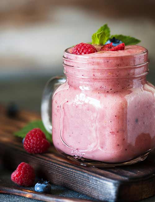 Berry delicious breakfast smoothie