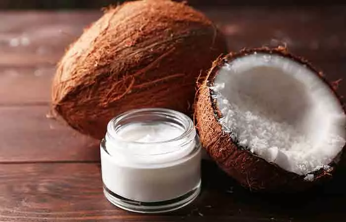 Coconut cream for hair spa