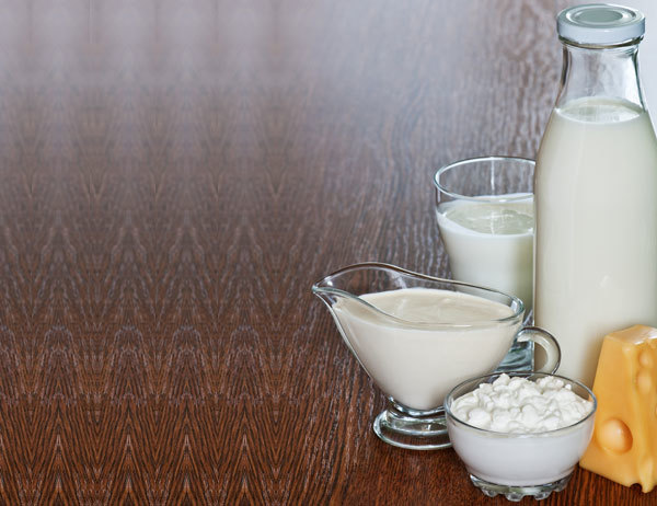 Dairy products for healthy skin