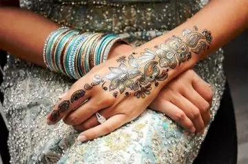 Tattoo mehndi for engagement