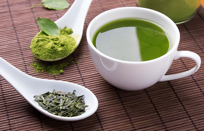 Green tea for dry skin acne