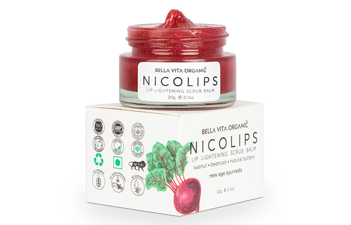  NicoLips Lip Lightening Scrub Balm