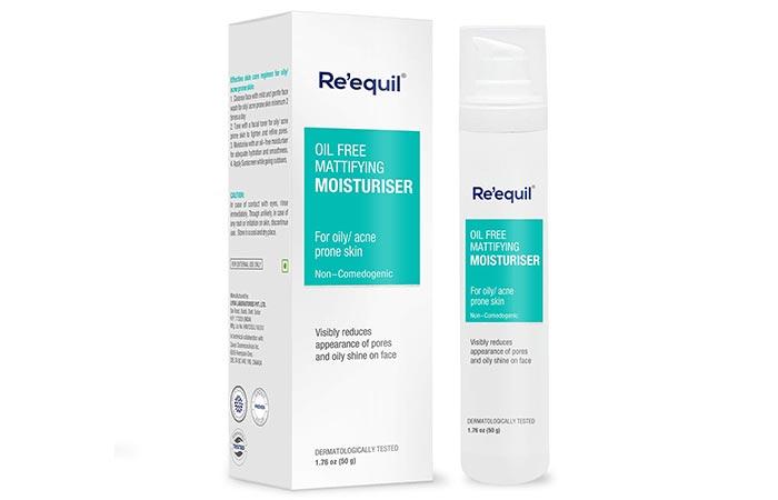 Re’equil Oil-Free Mattifying Moisturiser - Water-Based Moisturizers For Oily Skin