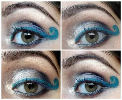 Apply bridal eye makeup Apply bridal eye makeup