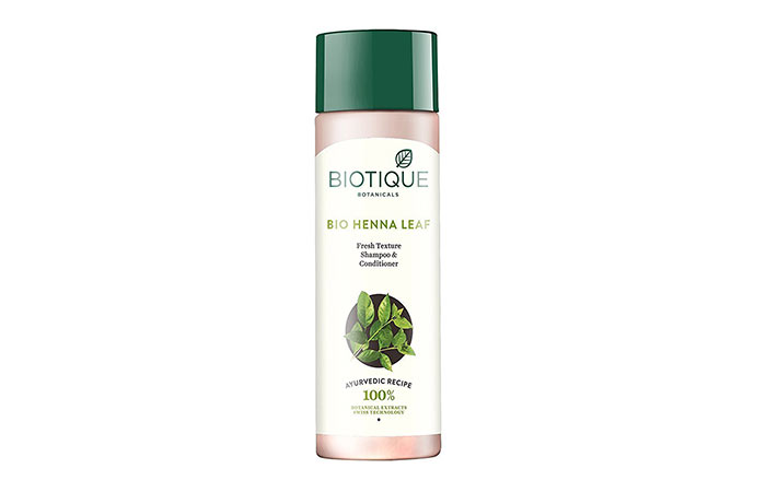 1. Biotique Bio Henna Leaf Fresh Texture Shampoo