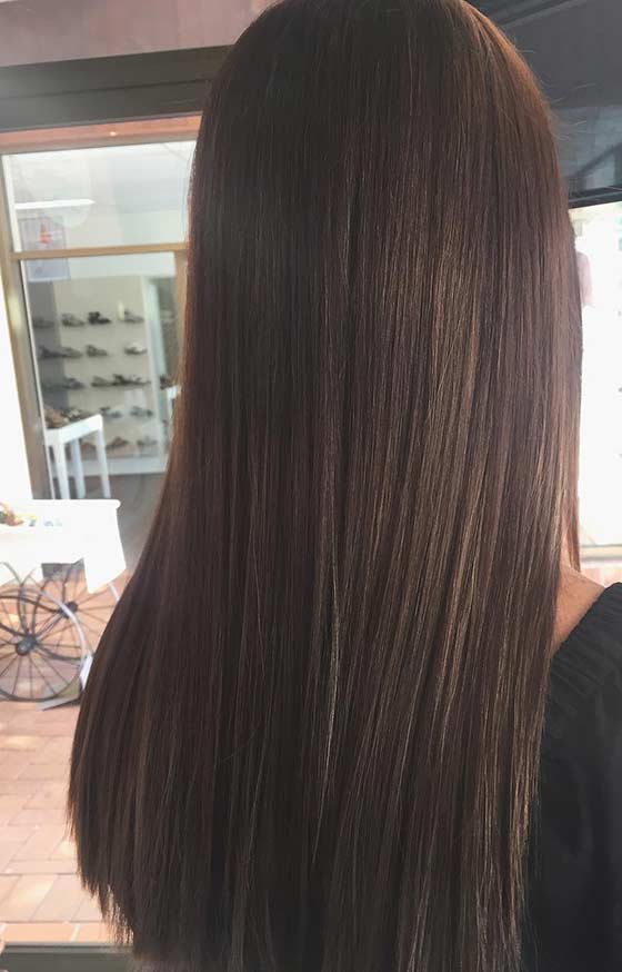 Top 30 Chocolate Brown Hair Color Ideas Styles For 2019,Layout Something Gotta Give House Floor Plan