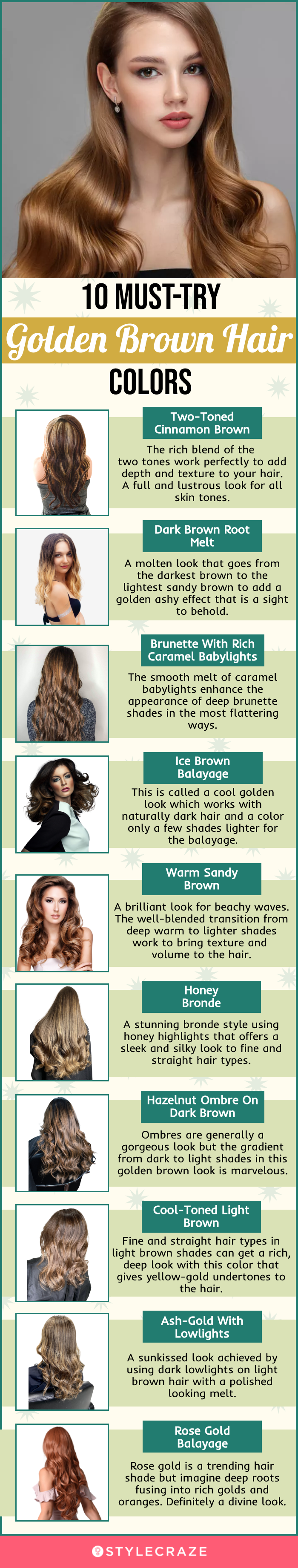 brown hair color chart highlights