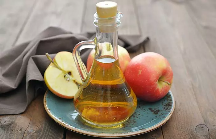 Apple cider vinegar to get rid of abdominal bloating