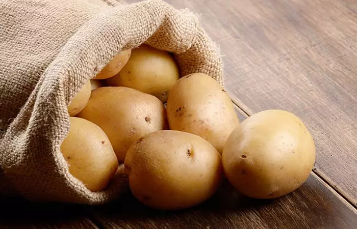 Potato for dark underarms