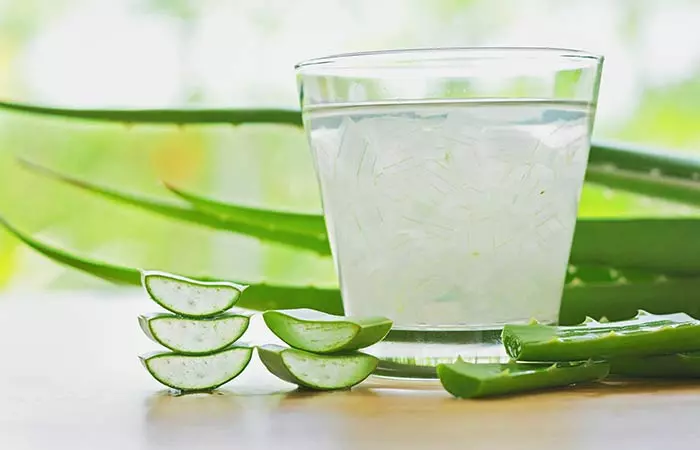 Aloe vera juice to get rid of abdominal bloating