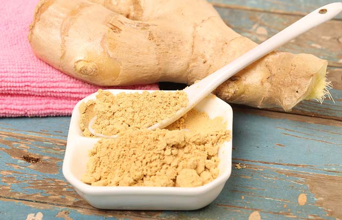 Use ginger to get rid of chickenpox