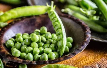 Use green peas to get rid of chickenpox