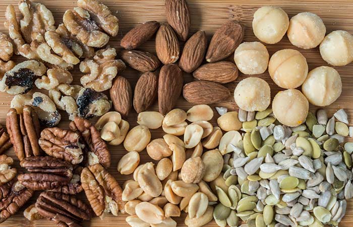 Seeds and nuts for vaginal discharge odor