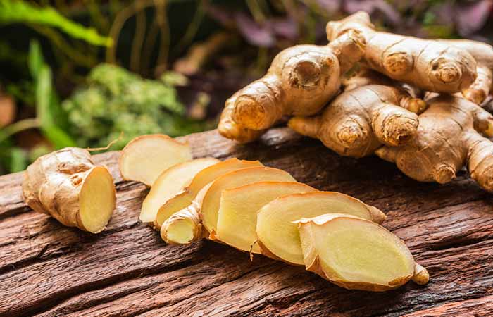 Ginger to naturally gain weight at home