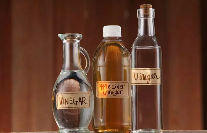 Use vinegar bath to get rid of chickenpox