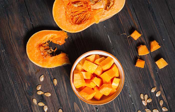Pumpkin to get rid of abdominal bloating
