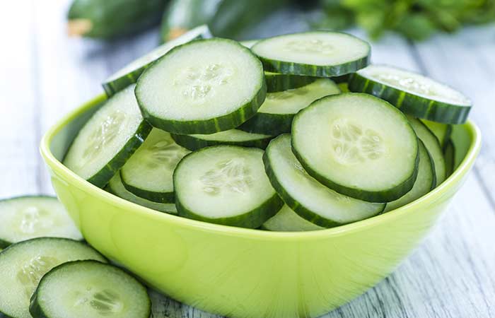Cucumber for dark underarms
