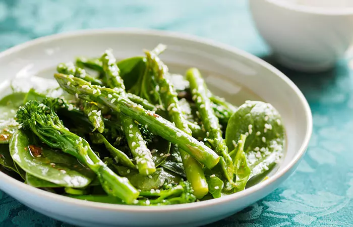 Asparagus is rich in folic acid