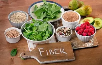 Eat fiber rich foods to reduce lower belly fat