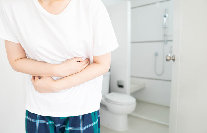 Woman suffering from IBS can get diarrhea