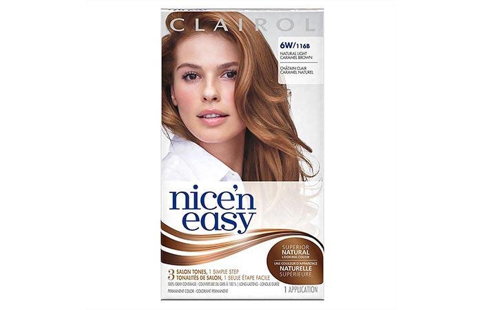 Clairol Nice ‘n Easy – Natural Light Caramel Brown 