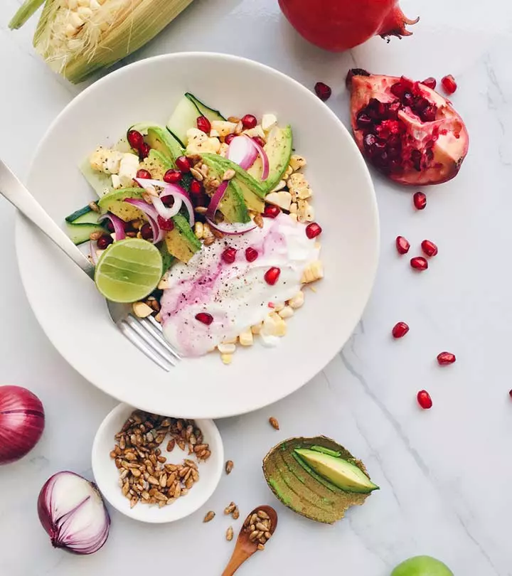 A woman with oily skin