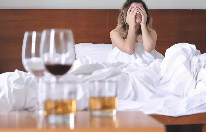 Borage oil benefits woman with hangover