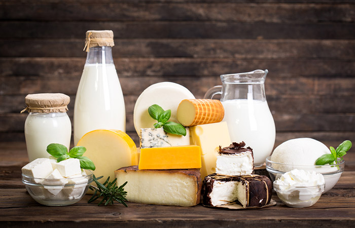 Dairy products are a good source of vitamin B12