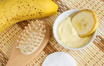 Mayonnaise and banana mix reduces hair loss